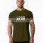 Wholesale Cotton Men's Basic O-Neck Short Sleeve Shirt Loose Casual Man Gym Running Wear Sports Top Workout Jogging Clothes