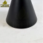 New Black Cast Iron Trumpet Conical Round Steel Table Leg Decorative Outdoor Coffee Table Leg