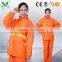 YANLI 100%waterproof,orange safety pvc vinyl reflective raincoat /reflective raincoat for adult