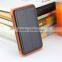 Portable Slim Solar Power charger 10000mah Mobile bank For iPhone6