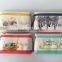 Fashion Plain Linen Fabric Pencil Case / Pen Bag
