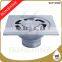 SSFY207B Bathroom and toilet square stainless steel concrete floor drains