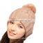 Wholesale Fashion Custom Acrylic and Wool Winter Knitted Beanie Hat