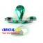 Fancy strass Sapphire Crystal glass rhinestone drop shape,pear shape rhinestone strass for jewel
