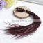 2015 New Arrival Factory Price real rooster feather hair extensions pure color feathershair extension                        
                                                Quality Choice