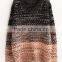 Gradual Blending Loose Round Neck Sweater Hedging Women Pullover