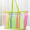 2015 new design colorful pvc folding shopping bag large capacity tote bag made in China