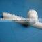 white enginering plastic CNC machined uhmwpe gear rack and pinion