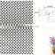 black dot pattern decorative window glass film