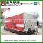 Automatic horizontal chain grate coal fired 7MW 115 degree output hot water boiler