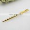 Gold metal pen with crystal , promotional gold metal pen