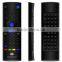 Best quality wireless 2.4G+IR remote control with function qwerty+Air mouse+IR learning for DVB/STB/TV