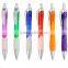 Colorful Budget Logo promotional rubber grip fat pen