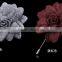 Bule Fabric Wool Flower Pins,Artificial Flower Lapel Pin For Dress