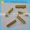 Professional custom shaped metal aglet.fashion metal clip.tie clip