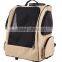 Backpack on wheels Pet Travel Rolling Carrier Backpack Luggage on Wheels with mat