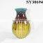 Ceramic vase for decorative red small wedding decoration vase