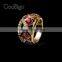 Fashion Jewelry Zinc Alloy Charming Rhinestone Ring Women Party Show Gift Dresses Apparel Promotion Accessories