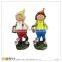 Holding Flower Pot Garden Dwarfs Statue Dwarf With A Potted Plant