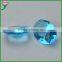 China manufacturer oval decorate blue aquamarine glass gem stone for making jewelry