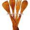 handMade Kitchen Artesian Collection 4 Piece Olive Wood Salad Serving Tongs and Cooking Utensil Set
