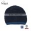 Custom Organic Bamboo Knitted Beanie Hat With Flat Embroidery