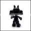 Black Cartoon Cat DIY Vinyl Toy For Sale/Customized Cartoon Animals Hand-Painting Vinyl Toy/OEM design PVC Vinyl Toy Factory