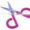 Stainless steel colorful scissors children back to school heat cutting safety scissors