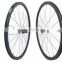 OEM bicycle carbon clincher wheelsets 30mm 23mm racing bike parts 700C full carbon fiber road wheelsets UD matte