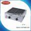 counter top electric fish pellet grill with dual plate