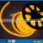 25m roll Low voltage yellow round green led rope lights for signs