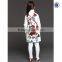 2015 new arrival sleeveless floral printed knee length tutu dress girls' dress