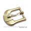 small 18mm real gold plated fashion pin buckle for lady dress