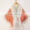 hot selling all kinds of cashmere cape with fox fur trim