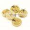 custom transparent yellow fancy resin button for garment