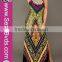 newest summer sleeveless fashion dress embroidery maxi dress bandage long dress bodycon 2016 wholesale