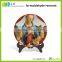 Catholic the Virgin Mary and Baby Jesus figurine painted plate decoration christianity religious gift
