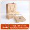 slogan customized printed brown kraft paper bag