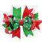 new design christmas bow headband with clip