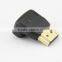 HDMI Male to HDMI Female 270 degree angle type adapter