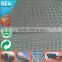 Checkered Check Chequered steel plate Mild tear drop steel plate 10mm thick Q235