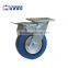 industrial medium size trolley rotating brake caster wheel