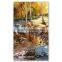 ROYIART Original Birch forest Oil Painting on Canvas of Wall Art #MR002