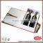 Simple whiskey 1 bottle zipper wine box with shoulder