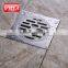 Clean out copper square floor drain 100*100mm drainer