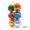 New Arrival super quality 6cm Painted tree pattern christmas plastic ball from manufacturer