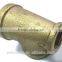 low price from Taiwan 1/8~4" red brass female pipe reducing tee