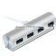 High Performance usb-c hub, Type C change to 4 port usb 3.0 hub with LED light