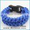 Different paracord bracelets waves style outdoor Army firestarter bangles