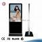 HD wifi airport station 42 inch lcd floor advertising display screen